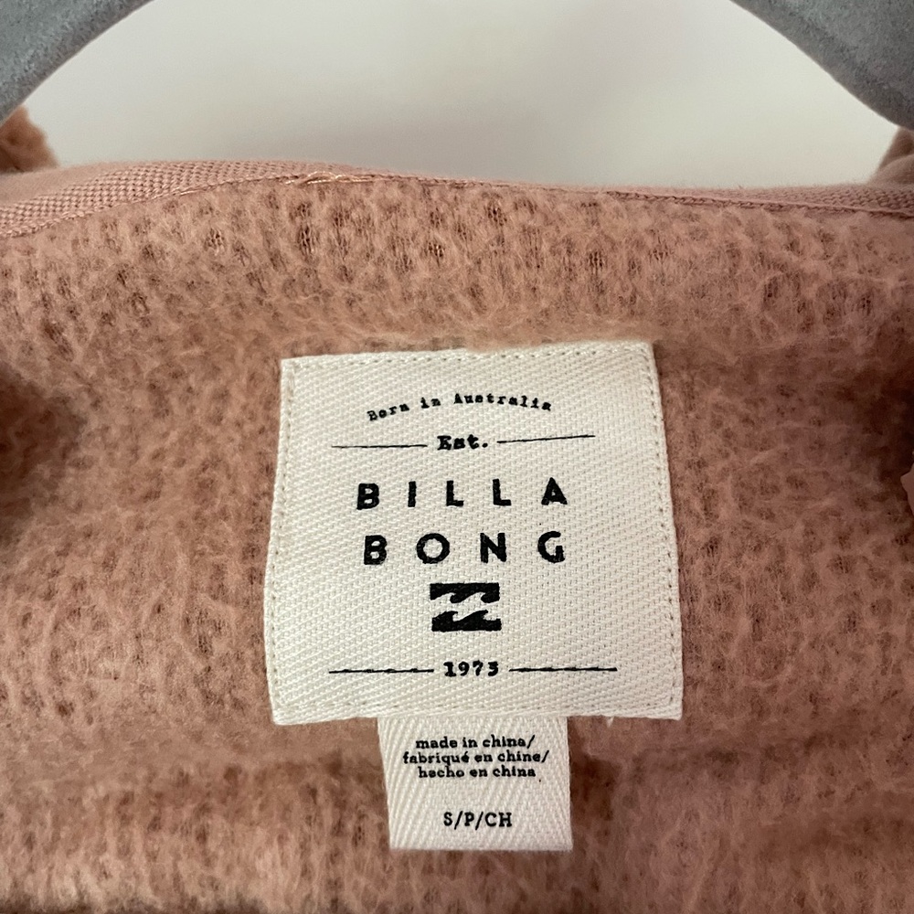 Billabong Women’s “Marlowe” Jacket Size Small in Nude Mood/ Pink - Picture 8 of 8